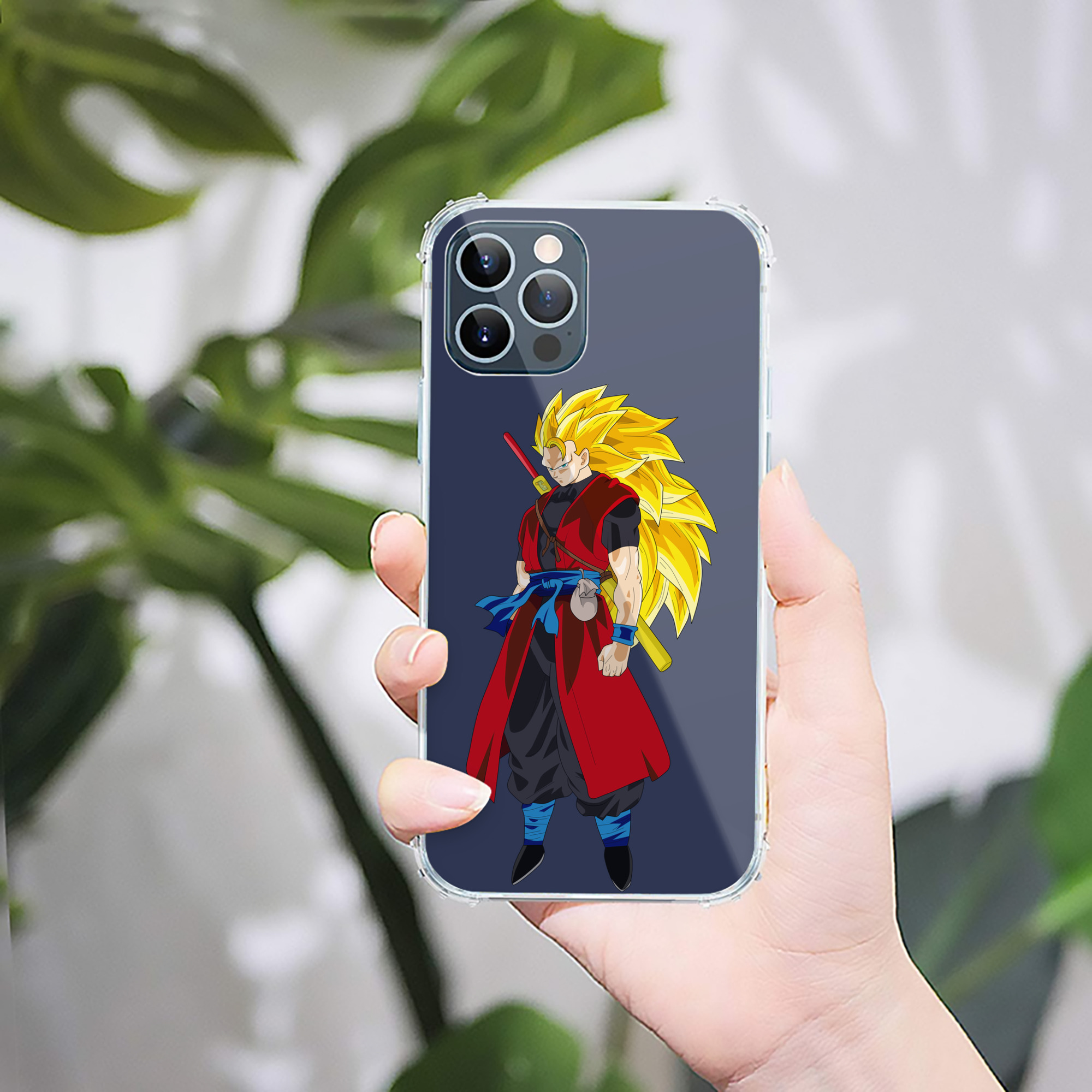 （画像用） ドラゴンボール トランクス（Torankusu）DRAGON BALL Trunks 【iPhone 12シリーズ対応】透明スマホケース（クリアソフトケース）
